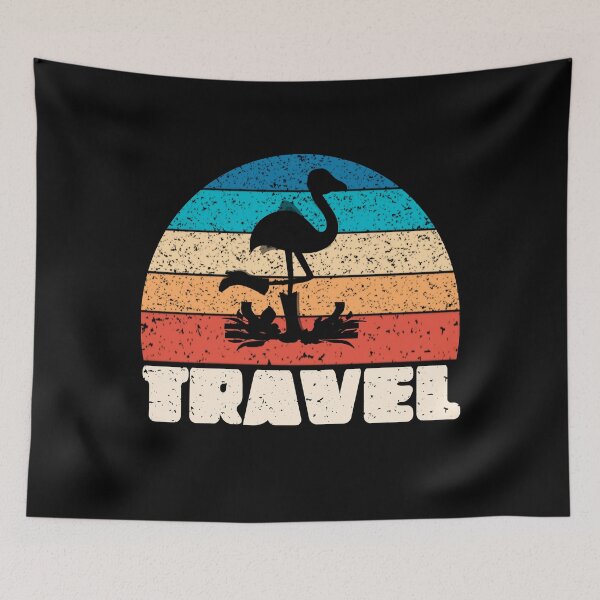 Item preview, Traveling to the Flamingos Vintage Sunset designed and sold by vibeno1.