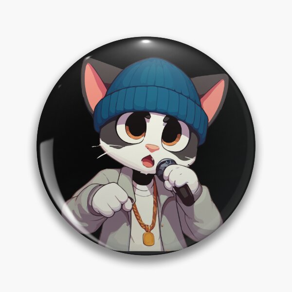 Item preview, Cat Rapper Lover designed and sold by SOMI SOMI.