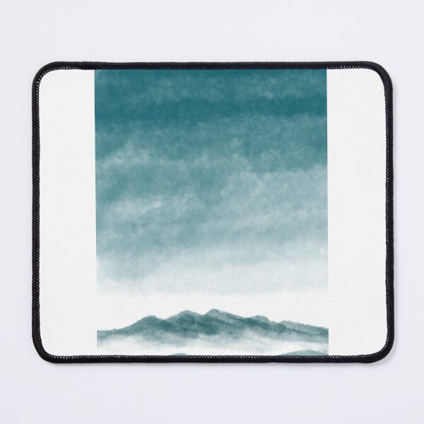 Item preview, Majestic Mountain Vista: Blue Sky Landscape Illustration designed and sold by Graciaisgrace.