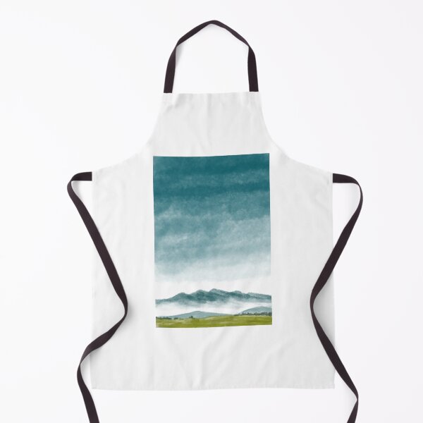 Item preview, Majestic Mountain Vista: Blue Sky Landscape Illustration designed and sold by Graciaisgrace.
