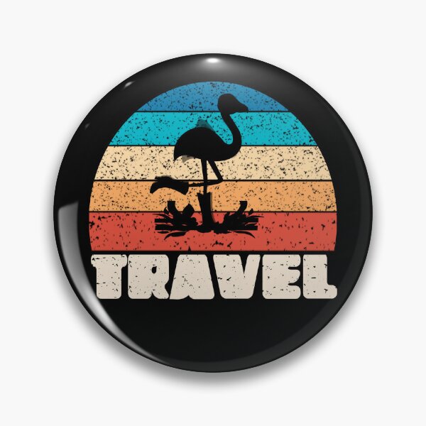 Item preview, Traveling to the Flamingos Vintage Sunset designed and sold by vibeno1.