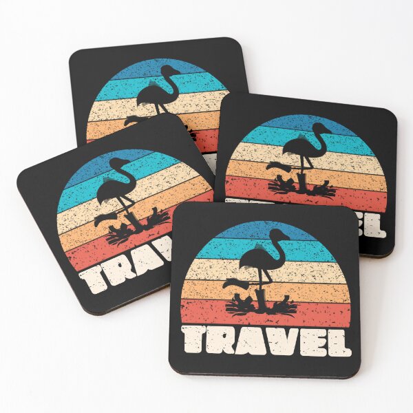 Item preview, Traveling to the Flamingos Vintage Sunset designed and sold by vibeno1.