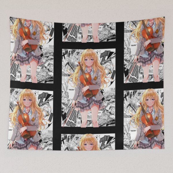 Item preview, Kaori Miyazono V2 Your Lie in April Manga Backdrop Design designed and sold by Wafusaurus.