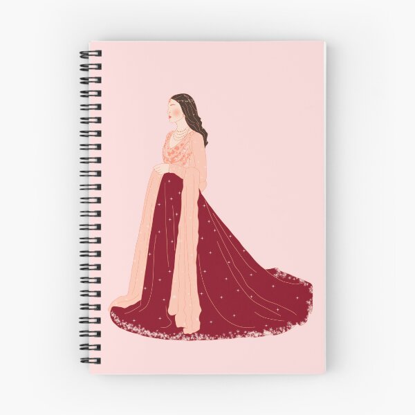 Item preview, A Woman in Red Saree designed and sold by ART SIFA.