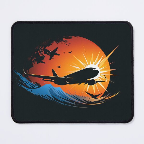 Item preview, Plane and a compass logo designed and sold by MiraCleAI.
