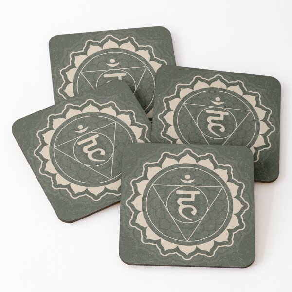 Item preview, Throat Chakra Mandala - Pine + Dove designed and sold by Irene Estelle.