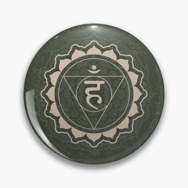Item preview, Throat Chakra Mandala - Pine + Dove designed and sold by Irene Estelle.