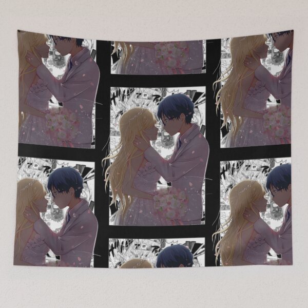 Item preview, Arima Kousei Your Lie in April Manga Backdrop Design designed and sold by Wafusaurus.