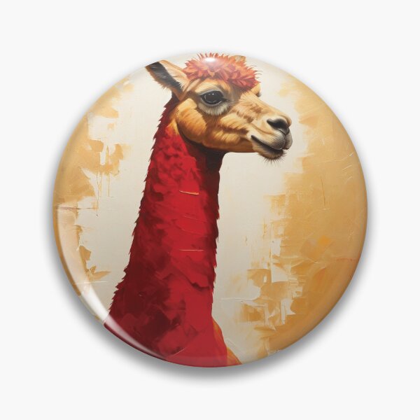Item preview, Red and yellow Alpaca print designed and sold by Random Designs.
