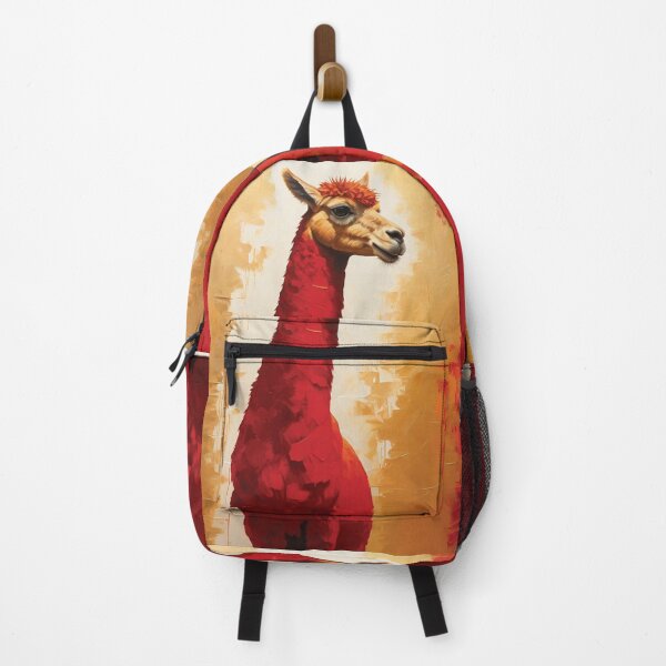 Item preview, Red and yellow Alpaca print designed and sold by Random Designs.