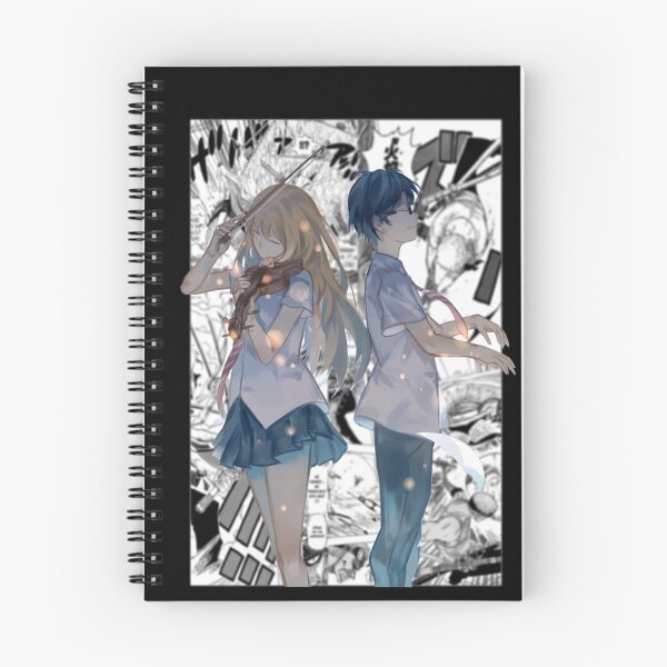 Item preview, Kaori and Kousei Your Lie in April Manga Backdrop Design designed and sold by Wafusaurus.