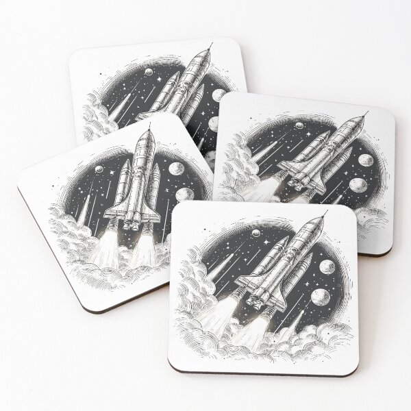 Item preview, Cosmic Thrust: Space Rocket Launch designed and sold by Astral-Artisan.