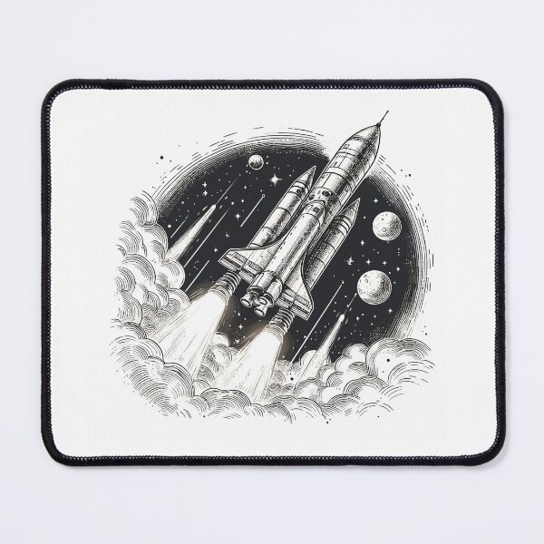 Item preview, Cosmic Thrust: Space Rocket Launch designed and sold by Astral-Artisan.