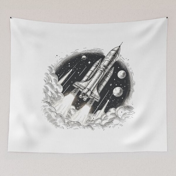 Item preview, Cosmic Thrust: Space Rocket Launch designed and sold by Astral-Artisan.