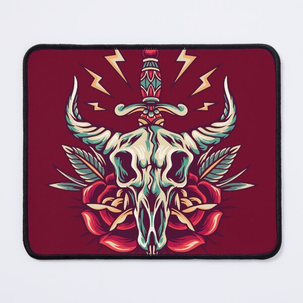 Item preview, Retro Goat Skull designed and sold by The Qash.