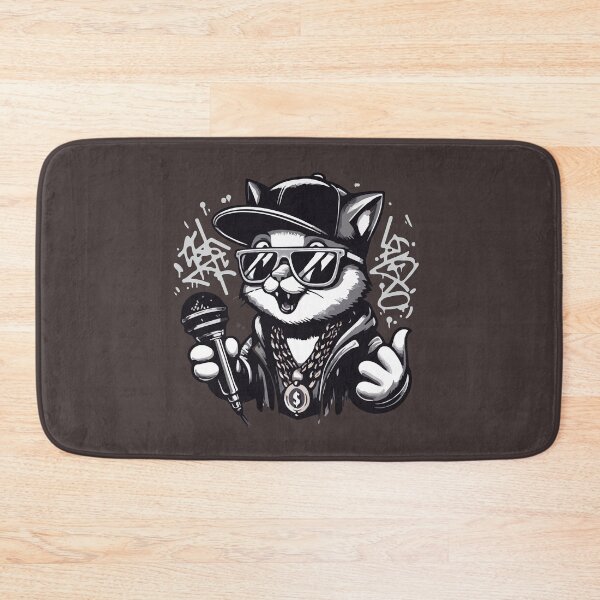 Item preview, The Rapper Cat Vintage designed and sold by SOMI SOMI.
