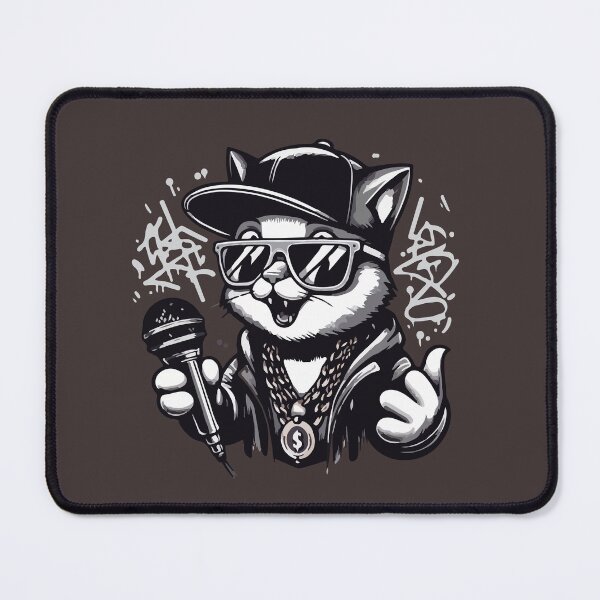 Item preview, The Rapper Cat Vintage designed and sold by SOMI SOMI.