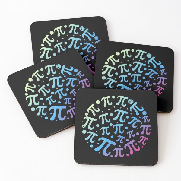 Item preview, 3.14 Pi Symbols - Happy Pi Day for Mathematics Teacher round Distressed Design designed and sold by venomousvector.