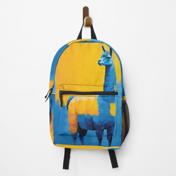 Item preview, Copy of print yellow and blues Alpaca designed and sold by Random Designs.
