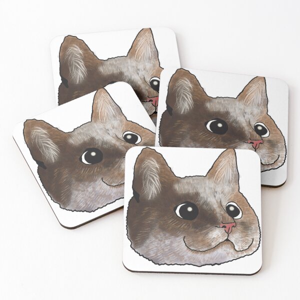 Item preview, Adorable Whiskers: Cute Cat Illustration Delight designed and sold by Graciaisgrace.
