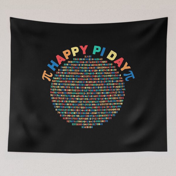 Item preview, Happy Pi Day 3.1415 Pi Numbers Mathematics Math round design  designed and sold by venomousvector.