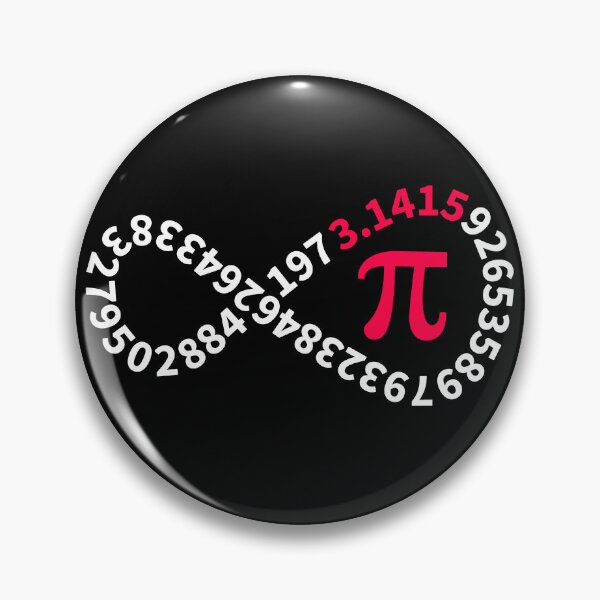 Item preview, 3.14 Infinity with Pi sign and numbers Infinite Shaped Mathematics Design designed and sold by venomousvector.