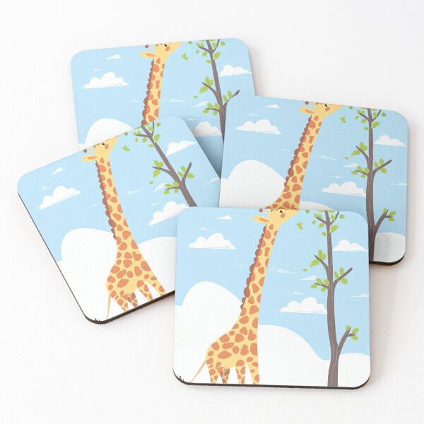 Item preview, Tall Giraffe Nibbling designed and sold by cute-animals99.