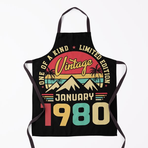Aperçu de l'œuvre Millésime 1980 Anniversaire de janvier créée et vendue par perfect-radius.
