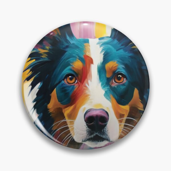 Item preview, painting Border collie print designed and sold by Random Designs.