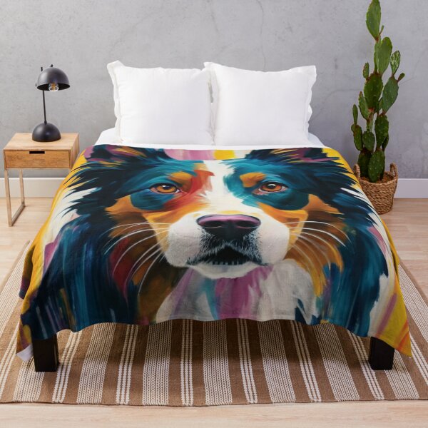 Item preview, painting Border collie print designed and sold by Random Designs.
