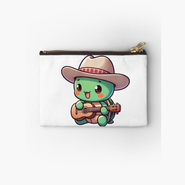 Item preview, Cute Chibi Turtle Playing Guitar designed and sold by Delamoon.