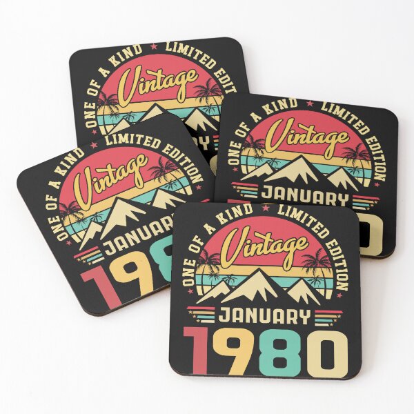 Item preview, Vintage 1980 January Birthday designed and sold by perfect-radius.