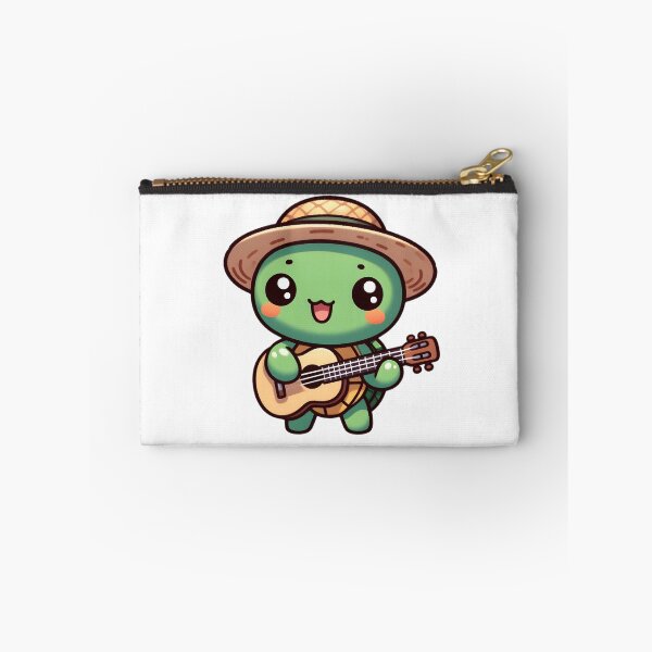 Item preview, Cute Chibi Turtle Playing Guitar designed and sold by Delamoon.