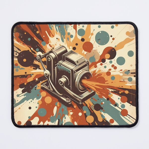 Item preview, Creative Burst: Retro Camera in Abstract Splatter designed and sold by M-ormin.