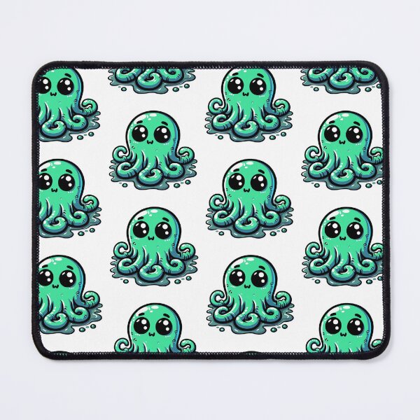 Item preview, Cute Green Octopus designed and sold by LittleBuddiez.