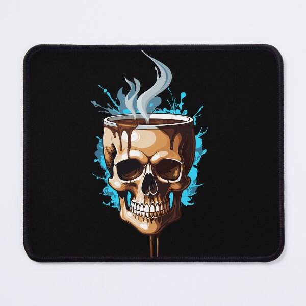 Item preview, Steaming Coffee in Skull designed and sold by FocusChillax.