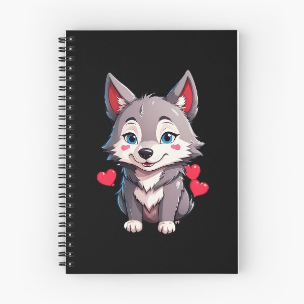 Item preview, #Wolf, Cute baby Wolf, Watercolor Cute baby Wolf, Cute Wolf, colorful Wolf, Beautiful Wolf,  wolf drawing designed and sold by deluxelion.