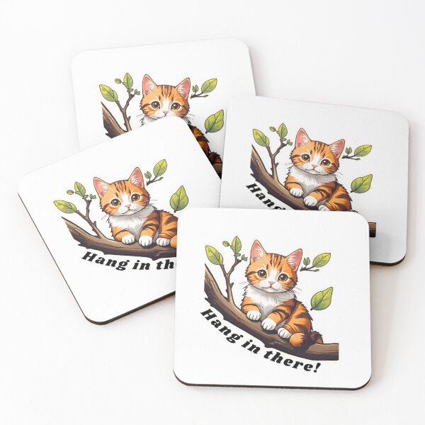 Item preview, Hang In There! Cat Sticker designed and sold by ilytbellaa.