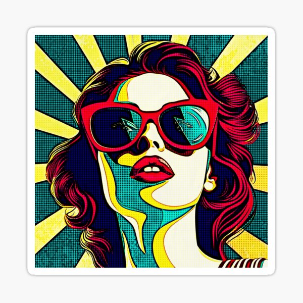 Item preview, Pop Art Woman designed and sold by Juka Studio.