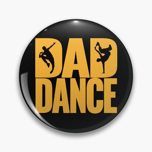 Item preview, Dad Dance Breaking breakdance bboy hip hop yellow designed and sold by MeringueMango.