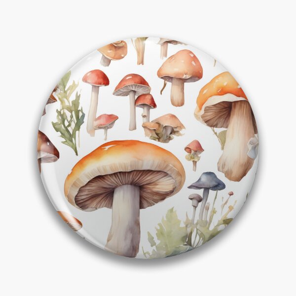 Item preview, Different Kinds of Mushrooms designed and sold by Cuddleblossom.