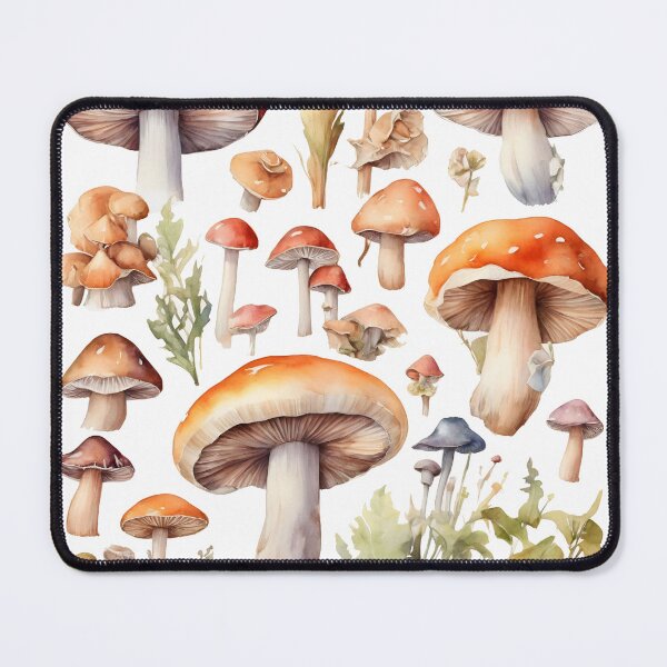 Item preview, Different Kinds of Mushrooms designed and sold by Cuddleblossom.