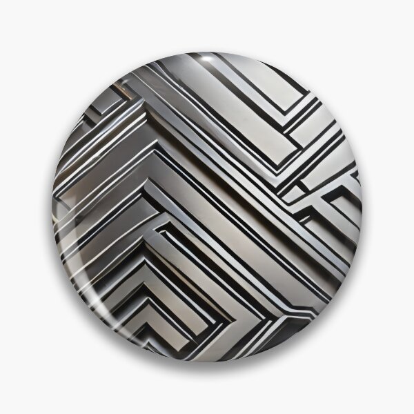 Item preview, Silver art deco design 028 designed and sold by fleesphotos.