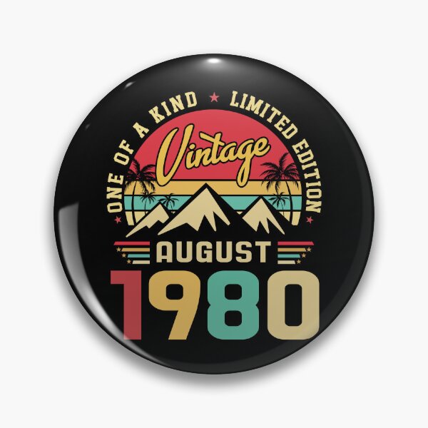 Artikelvorschau, Jahrgang 1980 August Geburtstag entworfen und verkauft von perfect-radius.