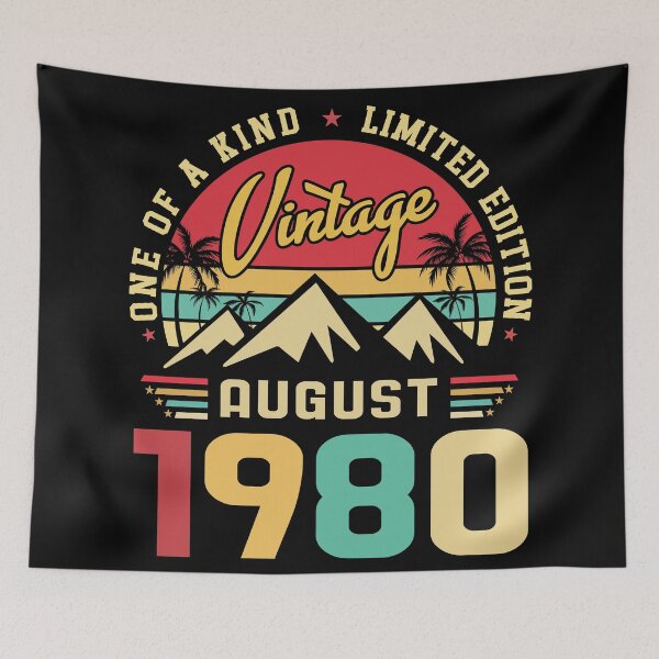 Item preview, Vintage 1980 August Birthday designed and sold by perfect-radius.