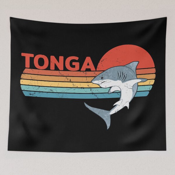 Item preview, Tonga great white shark designed and sold by NicGrayGraphic.