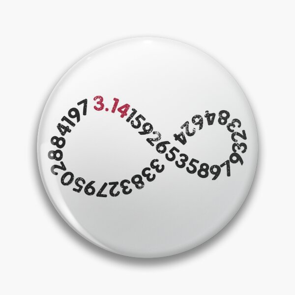 Item preview, Infinity symbol with 3.14 Pi Digits Vintage Cool Math Design designed and sold by venomousvector.
