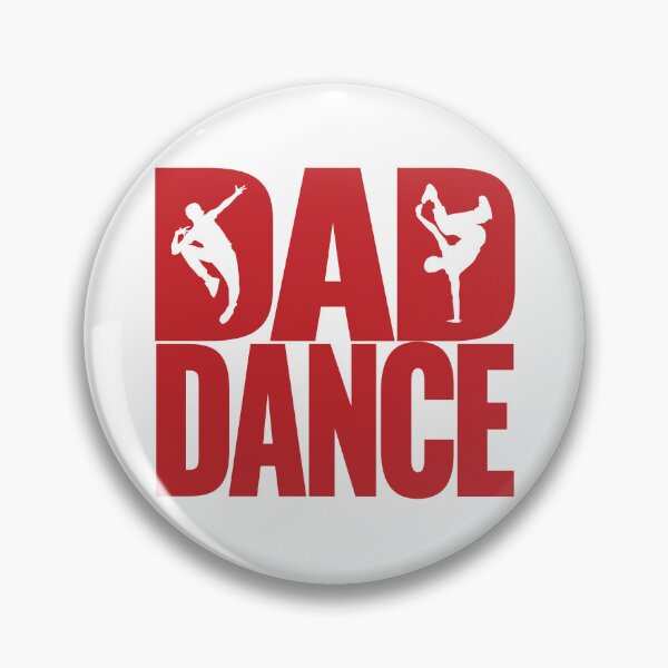 Item preview, Dad Dance Breaking breakdance bboy hip hop red designed and sold by MeringueMango.