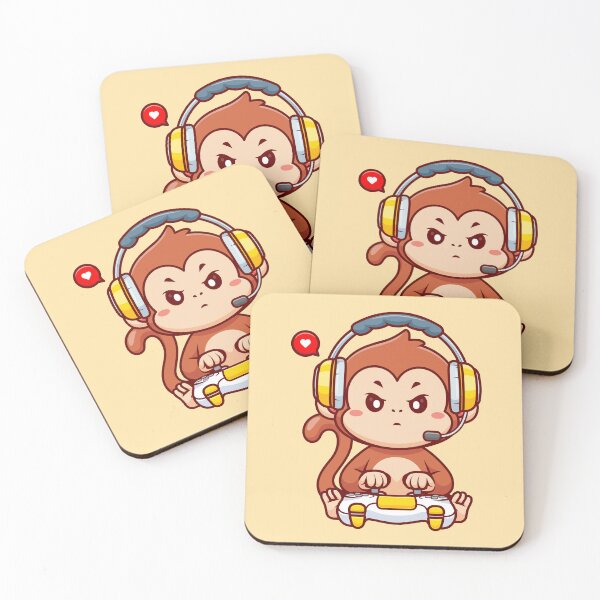 Item preview, Gaming Monkey designed and sold by Vector Scout Lab.