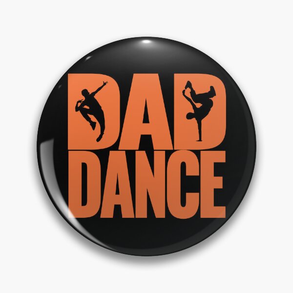 Item preview, Dad Dance Breaking breakdance bboy hip hop orange designed and sold by MeringueMango.